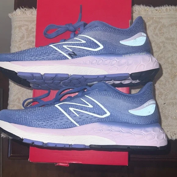 New Balance Women’s fresh foam x 880v12 running shoes Size 9B Purple NEW IN BOX - Picture 9 of 14